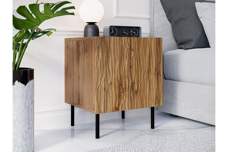 Juniskär Sengbord 44 cm - Sort - Møbler - Borde - Aflastningsbord - Sengebord