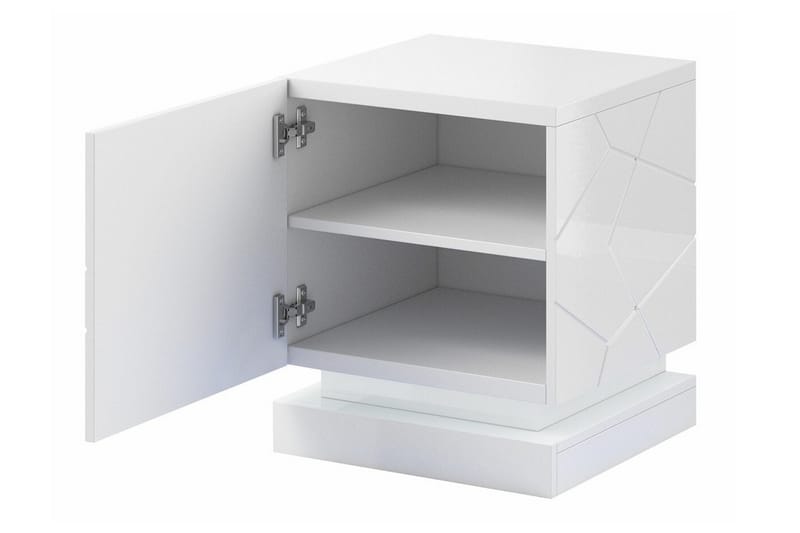 Juniskär Sengbord 46 cm - Hvid - Møbler - Borde - Aflastningsbord - Sengebord