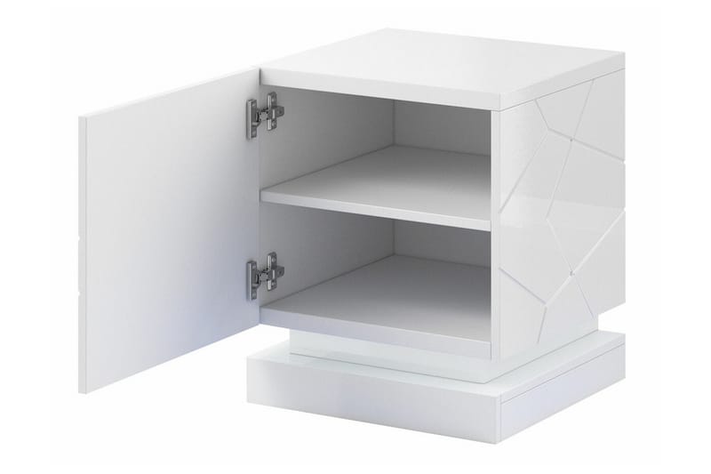 Junisk�är Sengbord 46 cm - Hvid - Møbler - Borde - Aflastningsbord - Sengebord