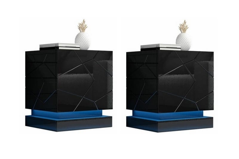 Juniskär Sengbord 46 cm, Sort