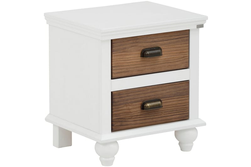 Kagami Natbord 45x38 cm, Hvid/Brun