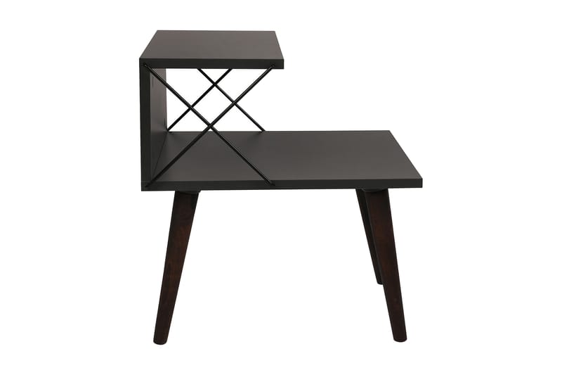 Kaysie Sengebord 50 cm - Antracit - Møbler - Borde - Aflastningsbord - Sengebord