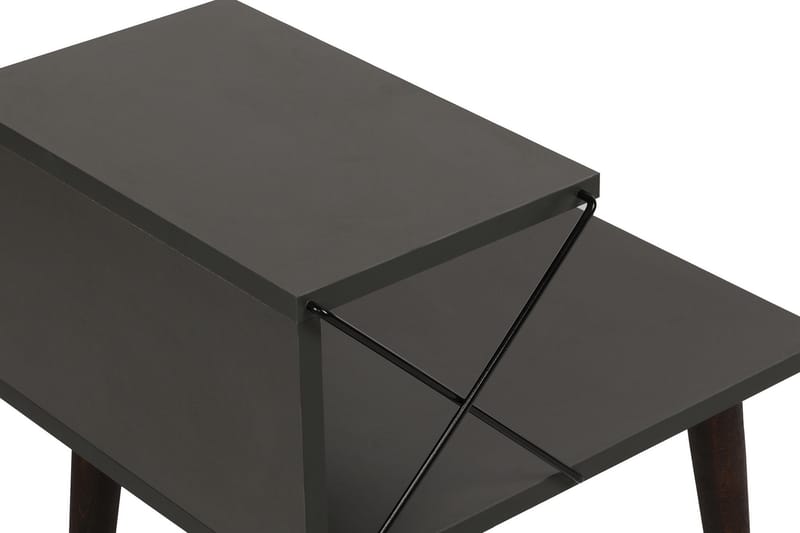 Kaysie Sengebord 50 cm - Antracit - Møbler - Borde - Aflastningsbord - Sengebord