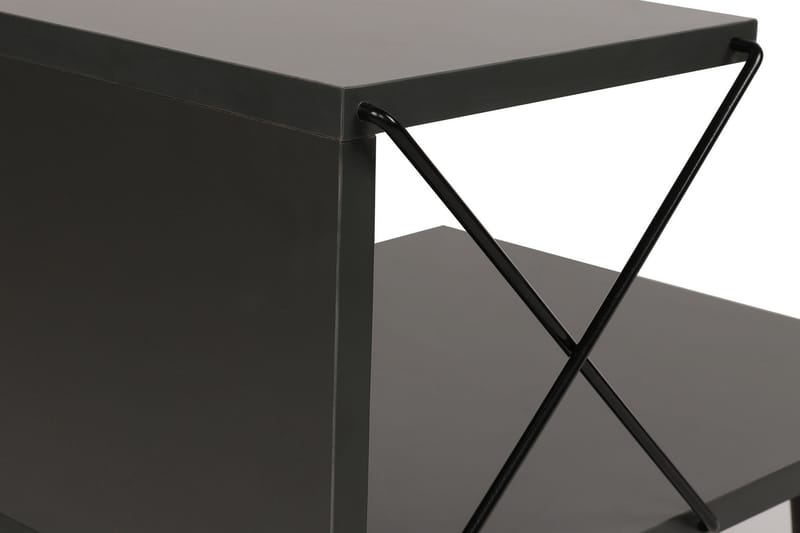 Kaysie Sengebord 50 cm - Antracit - Møbler - Borde - Aflastningsbord - Sengebord
