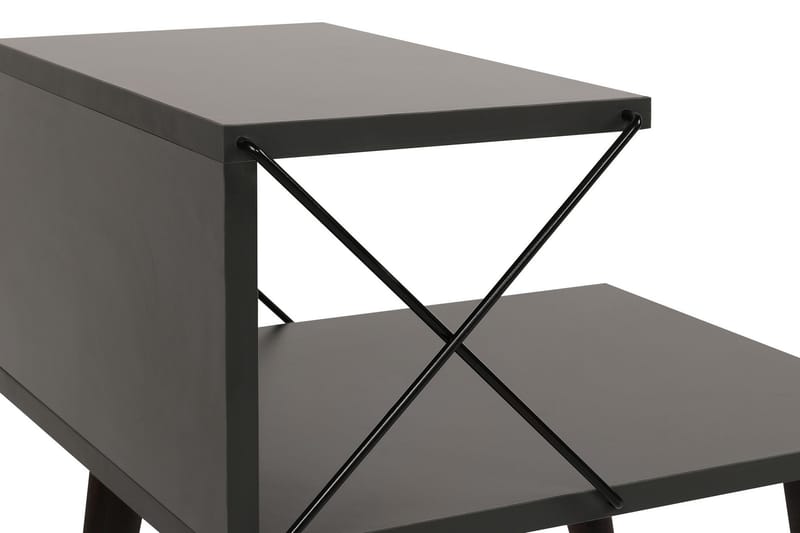 Kaysie Sengebord 50 cm - Antracit - Møbler - Borde - Aflastningsbord - Sengebord