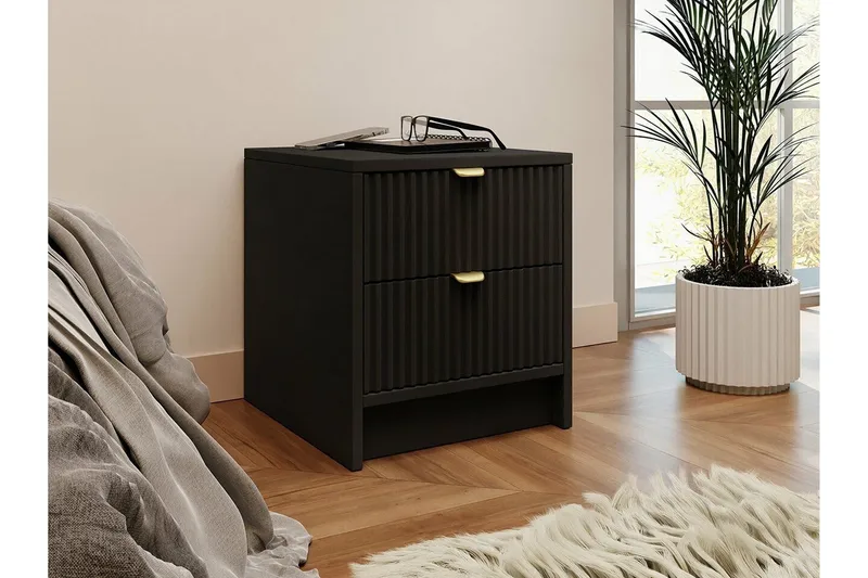 Kintore Sengebord 35 cm - Sort - Møbler - Borde - Aflastningsbord - Sengebord