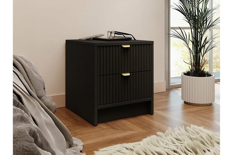 Kintore Sengebord 35 cm - Sort - Møbler - Borde - Aflastningsbord - Sengebord