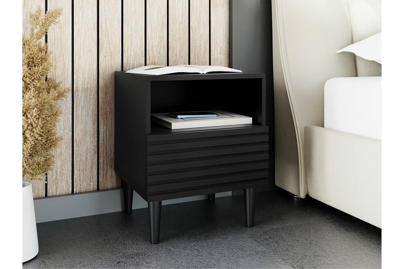 Kintore Sengebord 42 cm - Sort - Møbler - Borde - Aflastningsbord - Sengebord