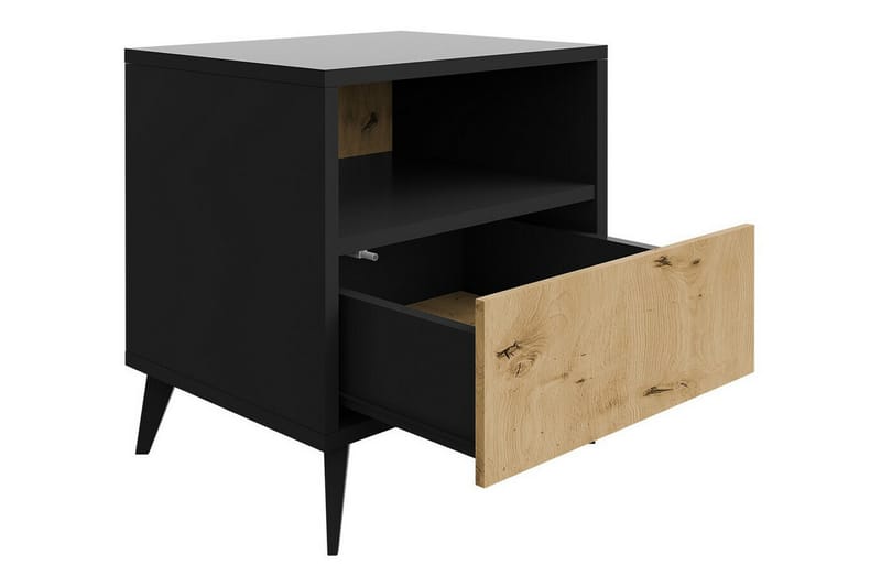 Kintore Sengebord 47 cm - Sort - Møbler - Borde - Aflastningsbord - Sengebord