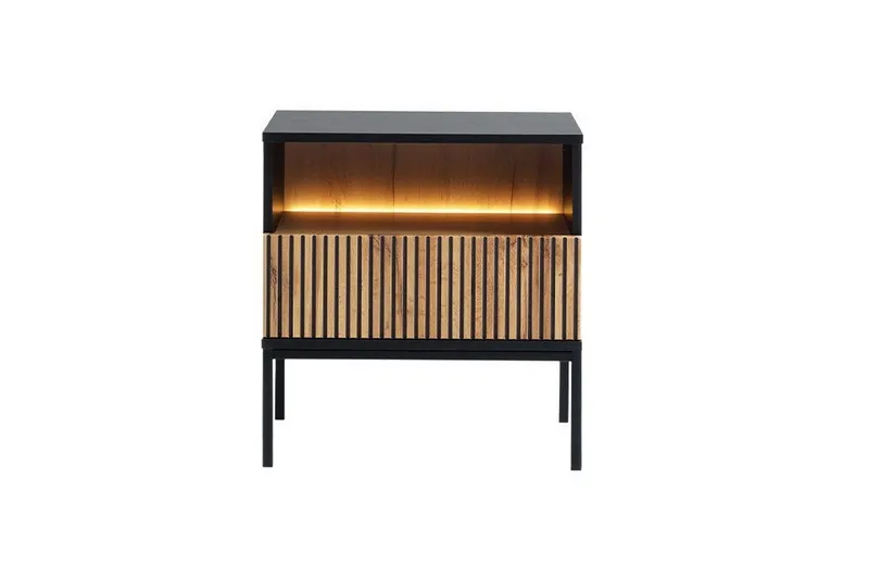 Klinkerville Sengebord 54 cm - Sort - Møbler - Borde - Aflastningsbord - Sengebord