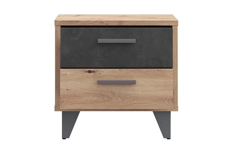 Kocherinovo Sengebord 42x50 cm - Brun/Grå - Møbler - Borde - Aflastningsbord - Sengebord