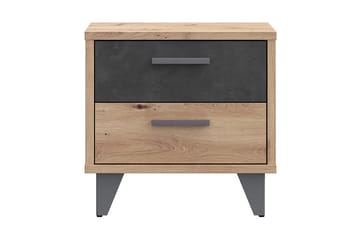 Kocherinovo Sengebord 42x50 cm - Brun/Grå - Møbler - Borde - Aflastningsbord - Sengebord
