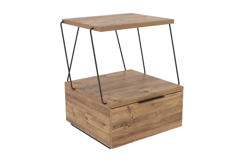 Kondu Sengebord 42x41 cm - Natur - Møbler - Borde - Aflastningsbord - Sengebord