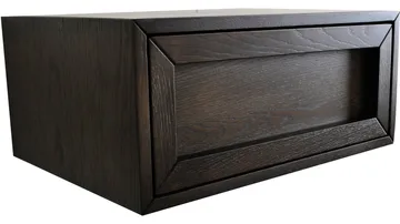 Sengebord Korsen til Væg - Brunlakeret eg - Møbler - Borde - Aflastningsbord - Sengebord