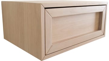 Sengebord Korsen til Væg - Hvidpigmenteret eg - Møbler - Borde - Aflastningsbord - Sengebord