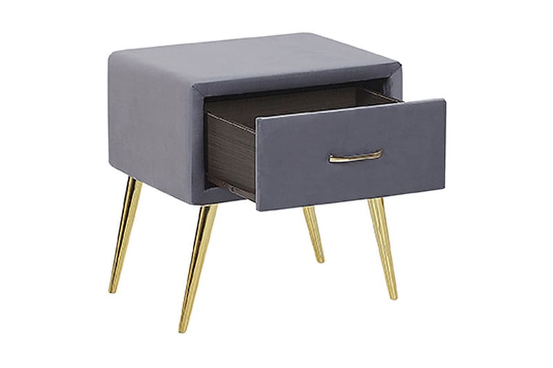 Larochelle Sengebord - Grå - Møbler - Borde - Aflastningsbord - Sengebord