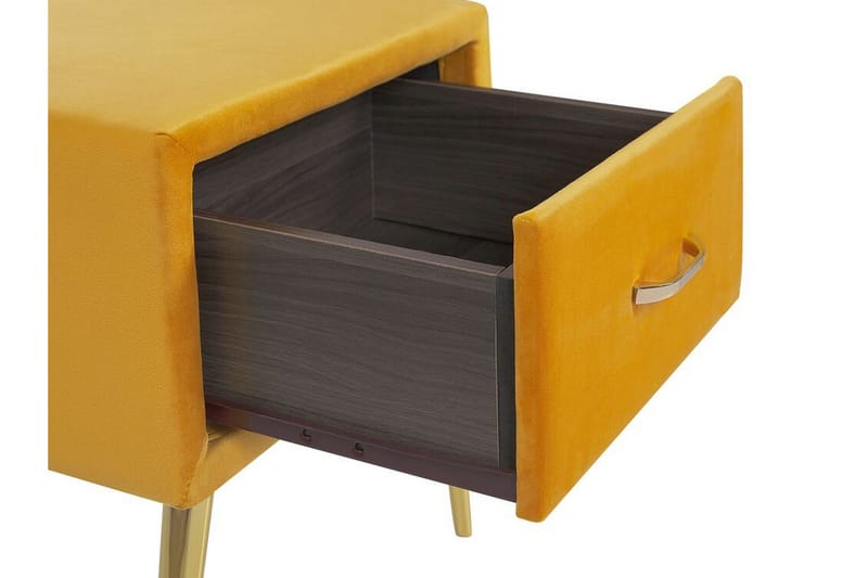 Larochelle Sengebord - Gul - Møbler - Borde - Aflastningsbord - Sengebord