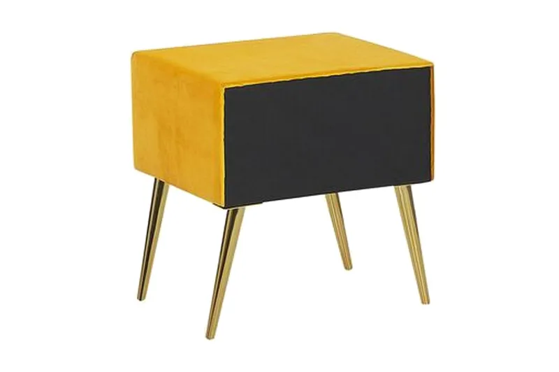 Larochelle Sengebord - Gul - Møbler - Borde - Aflastningsbord - Sengebord