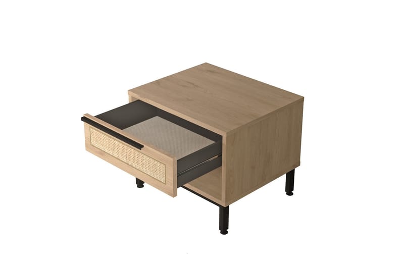 Liyakat Sengebord 53,6 cm - Oak - Møbler - Borde - Aflastningsbord - Sengebord