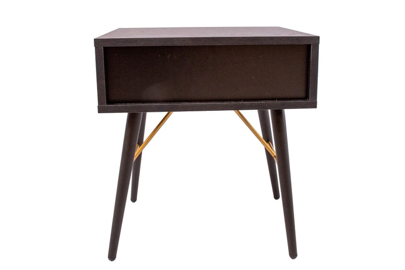 Luxemburg Sengebord Sort/Kobber - Møbler - Borde - Aflastningsbord - Sengebord