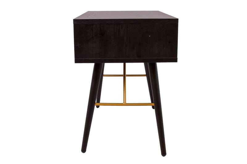 Luxemburg Sengebord Sort/Kobber - Møbler - Borde - Aflastningsbord - Sengebord