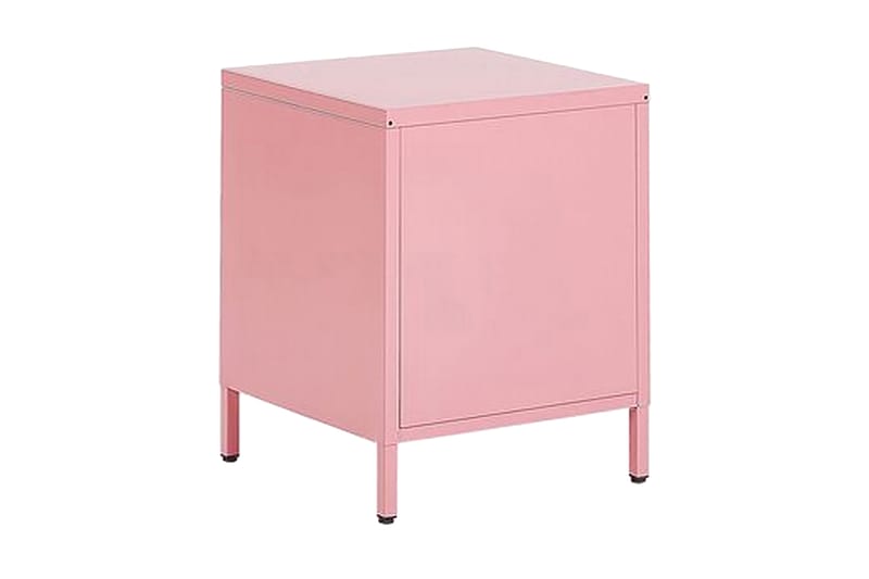 Malavin Sengebord 43 cm - Stål/Lyserød - Møbler - Borde - Aflastningsbord - Sengebord