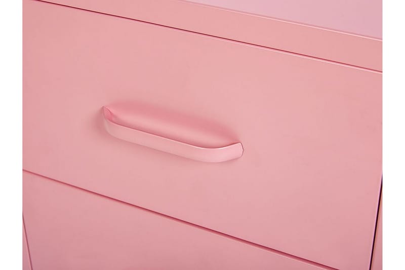 Malavin Sengebord 43 cm - Stål/Lyserød - Møbler - Borde - Aflastningsbord - Sengebord