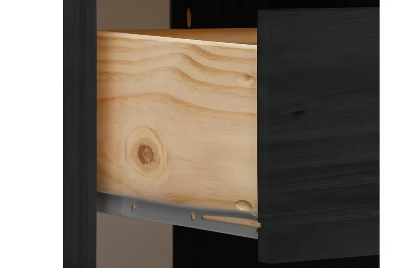 Masoomi Natbord 38x35 cm - Sort - Møbler - Borde - Aflastningsbord - Sengebord