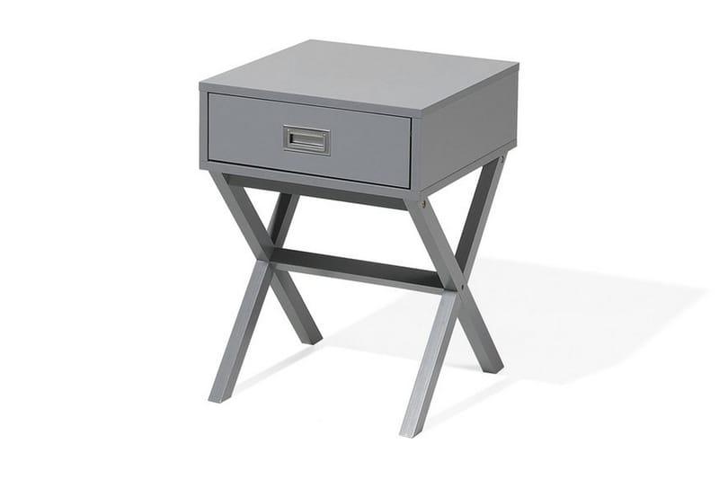 Mondejar Sengebord 40 cm med Opbevaring Skuffe - Grå - Møbler - Borde - Aflastningsbord - Sengebord