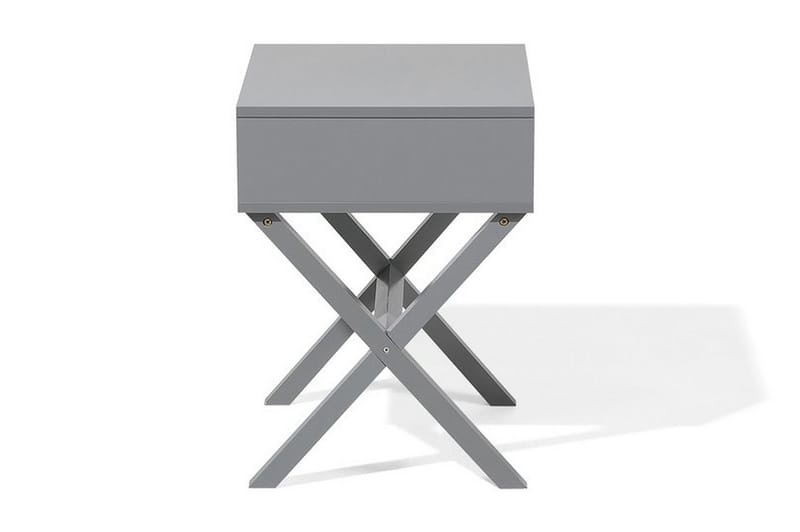 Mondejar Sengebord 40 cm med Opbevaring Skuffe - Grå - Møbler - Borde - Aflastningsbord - Sengebord