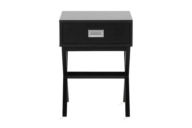 Mondejar Sengebord 40 cm med Opbevaring Skuffe, Sort