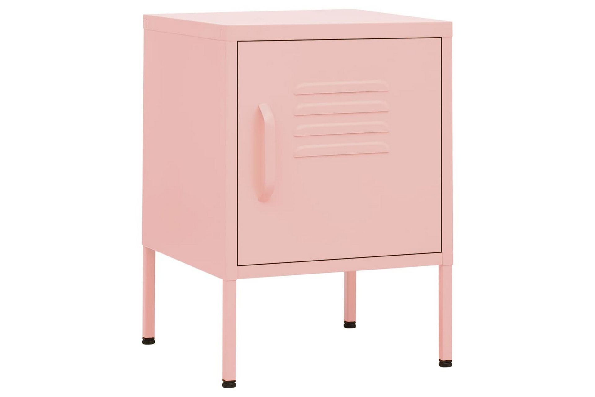 natbord 35x35x51 cm stål pink - Lyserød - Møbler - Borde - Aflastningsbord - Sengebord