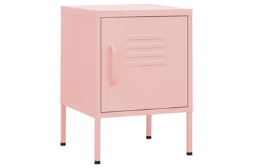 natbord 35x35x51 cm stål pink - Lyserød - Møbler - Borde - Aflastningsbord - Sengebord