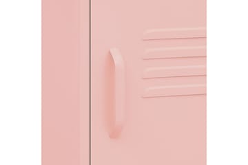 natbord 35x35x51 cm stål pink - Lyserød - Møbler - Borde - Aflastningsbord - Sengebord