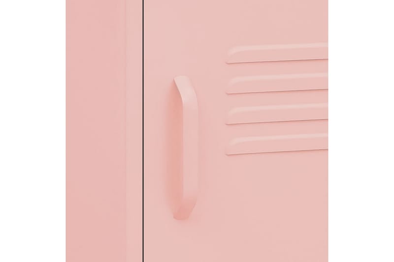 natbord 35x35x51 cm stål pink - Lyserød - Møbler - Borde - Aflastningsbord - Sengebord