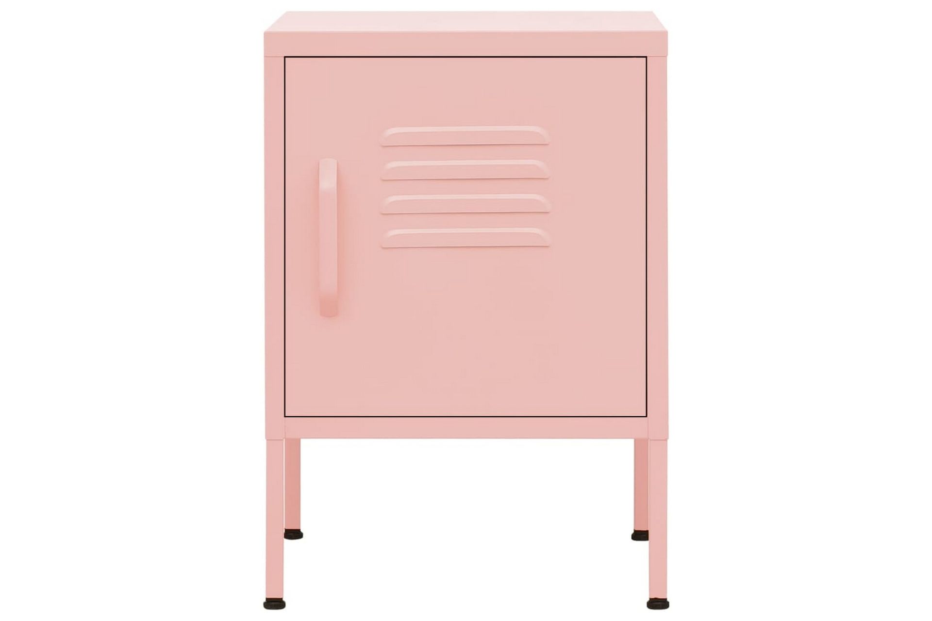 natbord 35x35x51 cm stål pink - Lyserød - Møbler - Borde - Aflastningsbord - Sengebord
