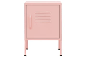 natbord 35x35x51 cm stål pink - Lyserød - Møbler - Borde - Aflastningsbord - Sengebord