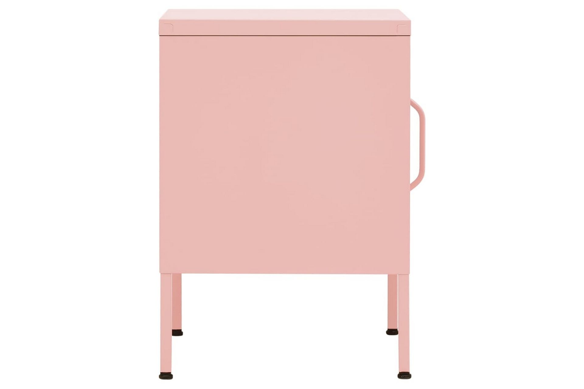 natbord 35x35x51 cm stål pink - Lyserød - Møbler - Borde - Aflastningsbord - Sengebord
