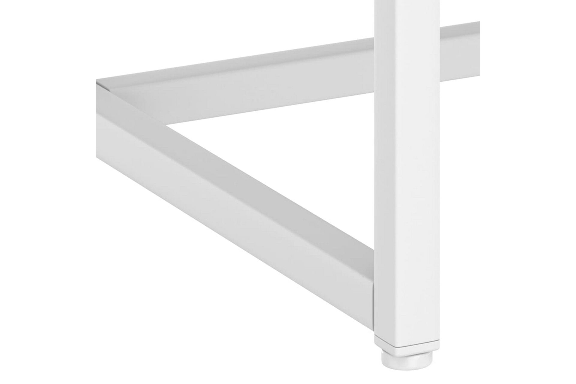 natbord 38x35x54 cm stål hvid - Hvid - Møbler - Borde - Aflastningsbord - Sengebord