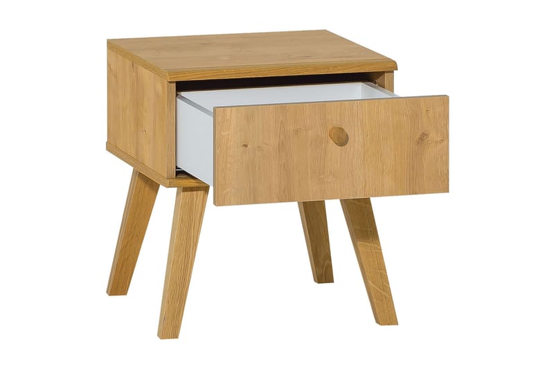 Nature Sengebord 40 cm med Opbevaring Eg - VOX - Møbler - Borde - Aflastningsbord - Sengebord