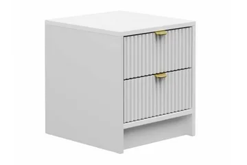 Novaj Sengebord 35 cm - Hvid - Møbler - Borde - Aflastningsbord - Sengebord