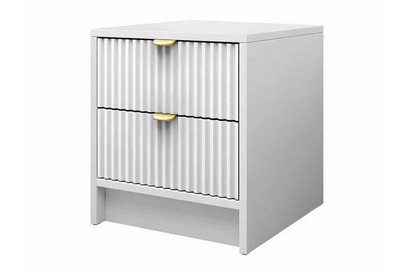 Novaj Sengebord 35 cm - Hvid - Møbler - Borde - Aflastningsbord - Sengebord