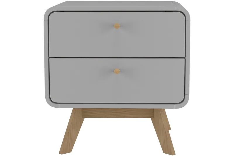 Olivet Sengebord 51 cm, Grå