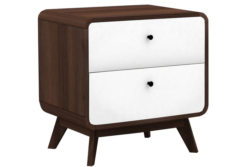 Olivet Sengebord 51 cm - Hvid - Møbler - Borde - Aflastningsbord - Sengebord