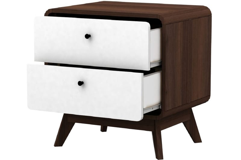 Olivet Sengebord 51 cm - Hvid - Møbler - Borde - Aflastningsbord - Sengebord