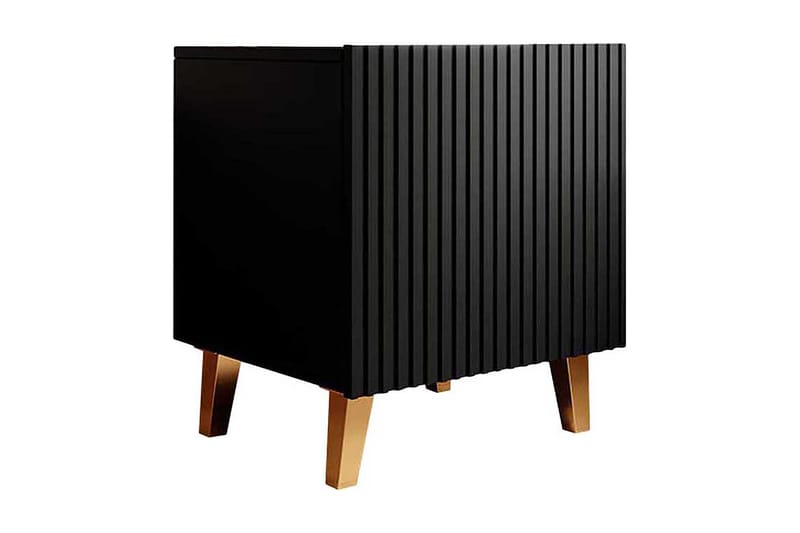 Pafos Sengebord Firkantet Sort|Guld, undefined