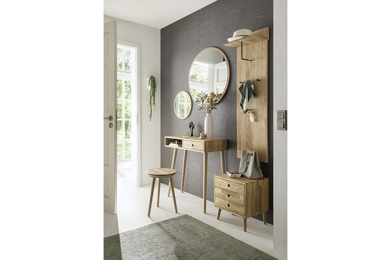 Pakro Sengebord 35x42 cm - Natur - Møbler - Borde - Aflastningsbord - Sengebord