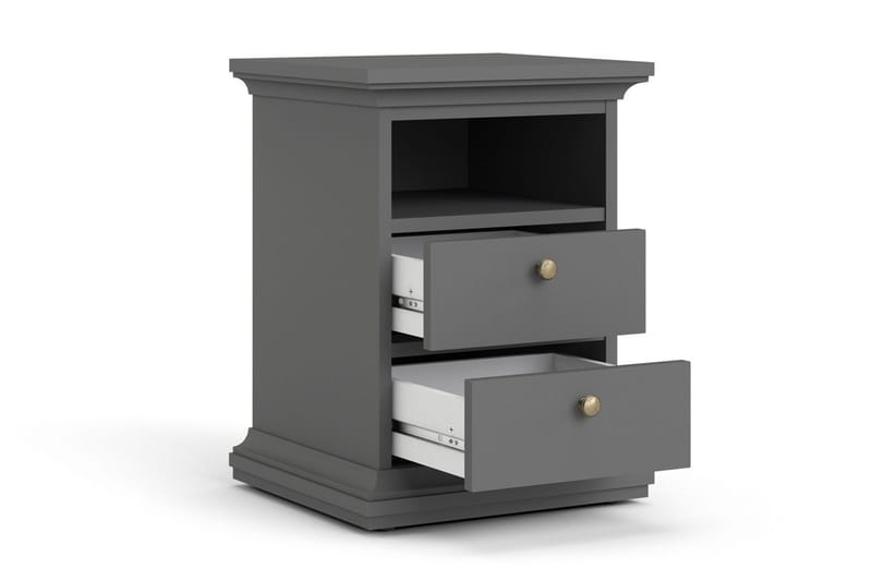 Paris Sengebord - Grå - Møbler - Borde - Aflastningsbord - Sengebord