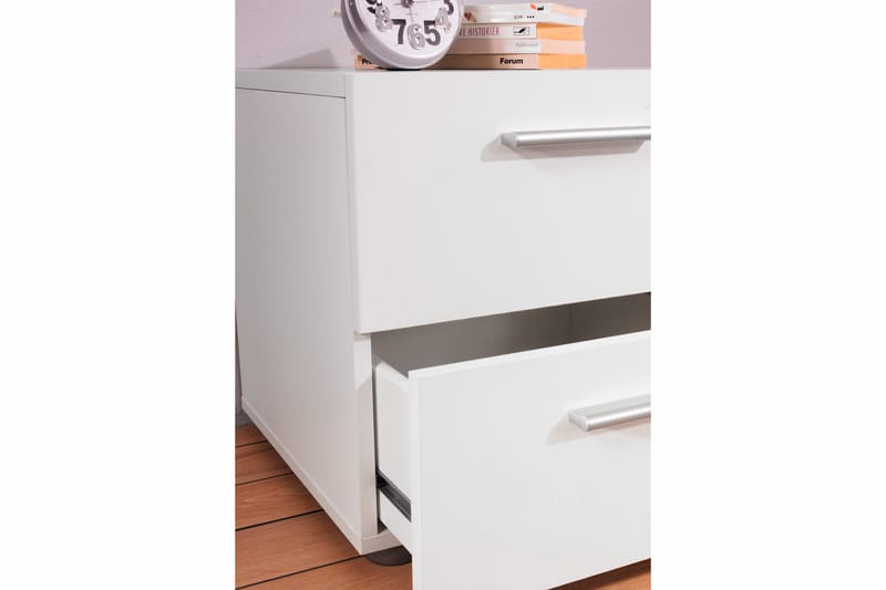 Pepe Kommode/Sengebord 40 cm - Hvid - Møbler - Borde - Aflastningsbord - Sengebord