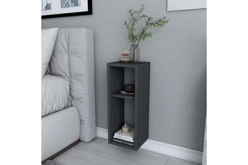 Rinorea Sengebord 23,2x59,6 cm - Antracit - Møbler - Borde - Aflastningsbord - Sengebord